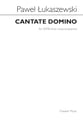 Cantate Domino SATB choral sheet music cover